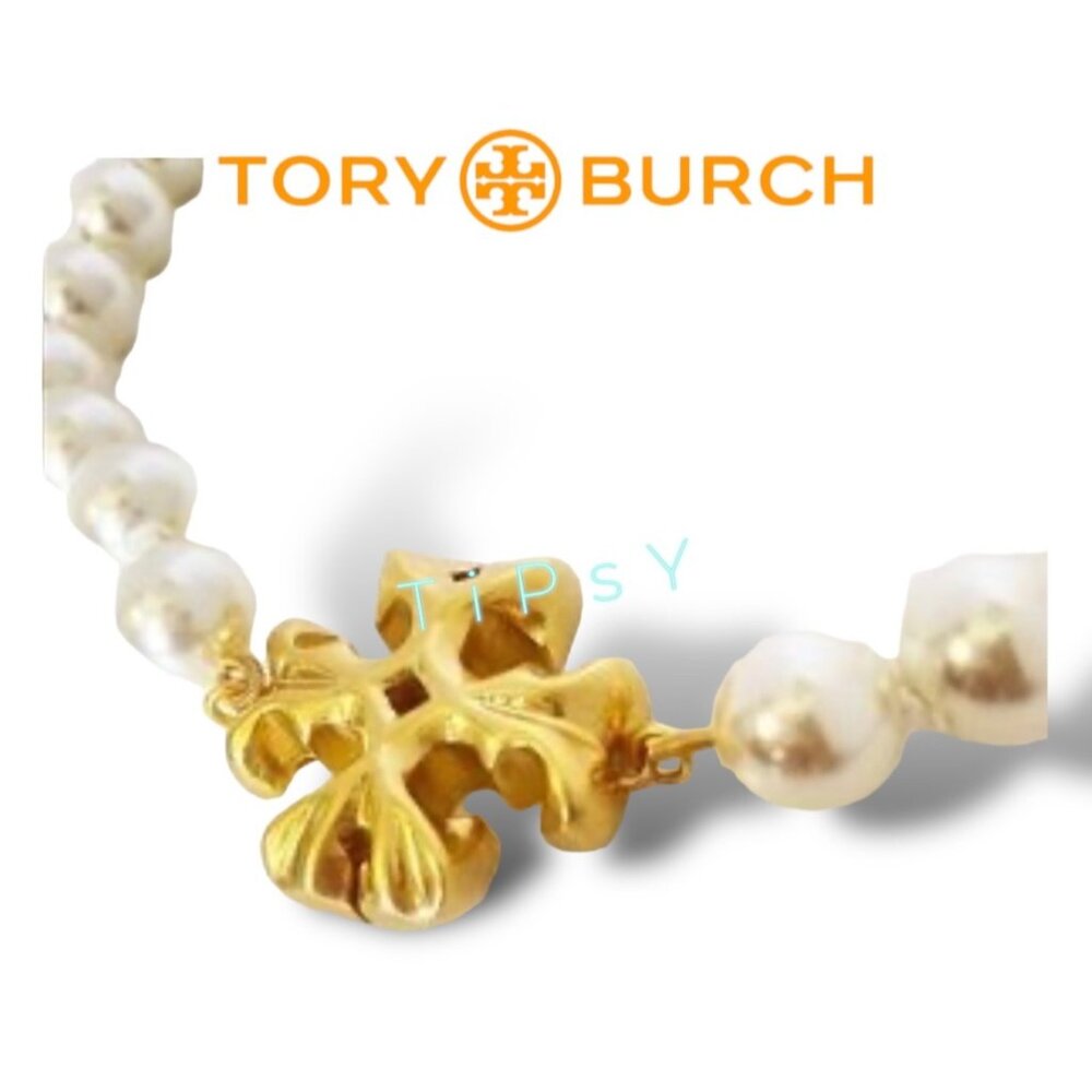✺✺ Tory Burch Roxanne Pearl Necklace & Earring Set!!!  ✺✺ - Picture 3 of 9